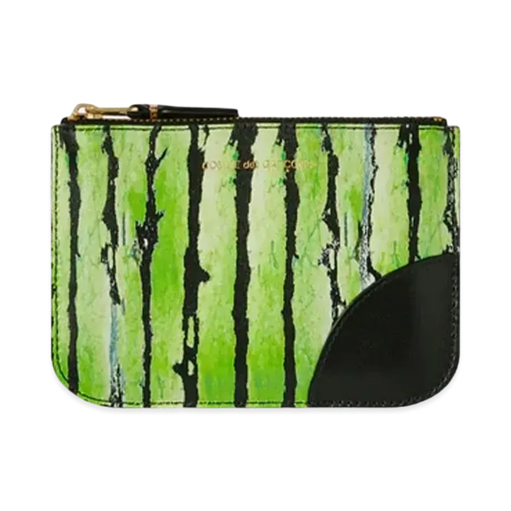 DENIM TEARS x CDG Watermelon Zip Pouch "Green"