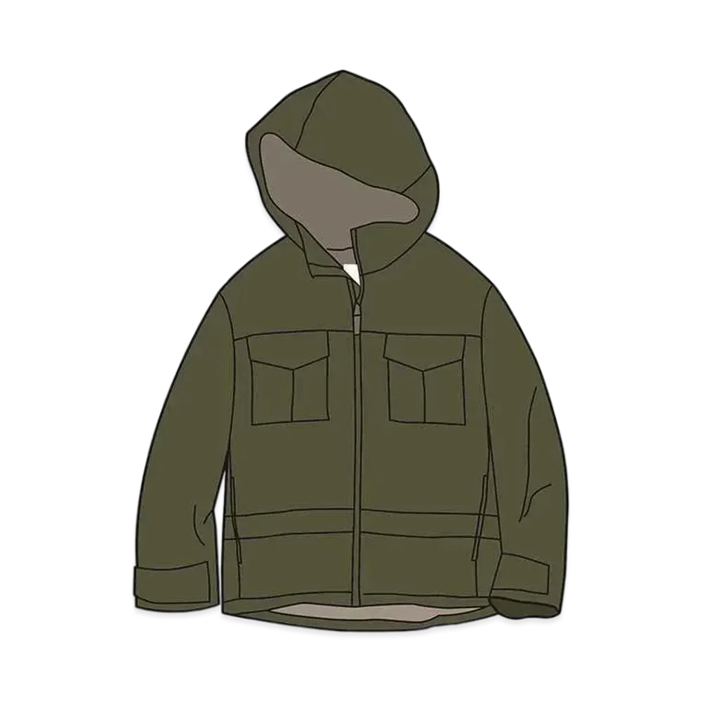 Uniqlo White Mountaineering Warm Padded Parka Kids "Olive"