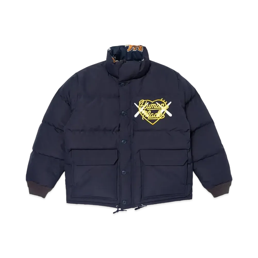 HUMAN MADE x KAWS Made Down Jacket "Navy"