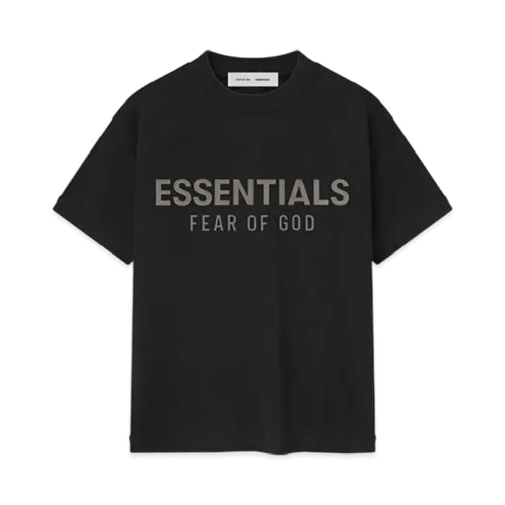 FEAR OF GOD ESSENTIALS Kids Classic Tee "Jet Black"