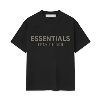 FEAR OF GOD ESSENTIALS Kids Classic Tee "Jet Black"