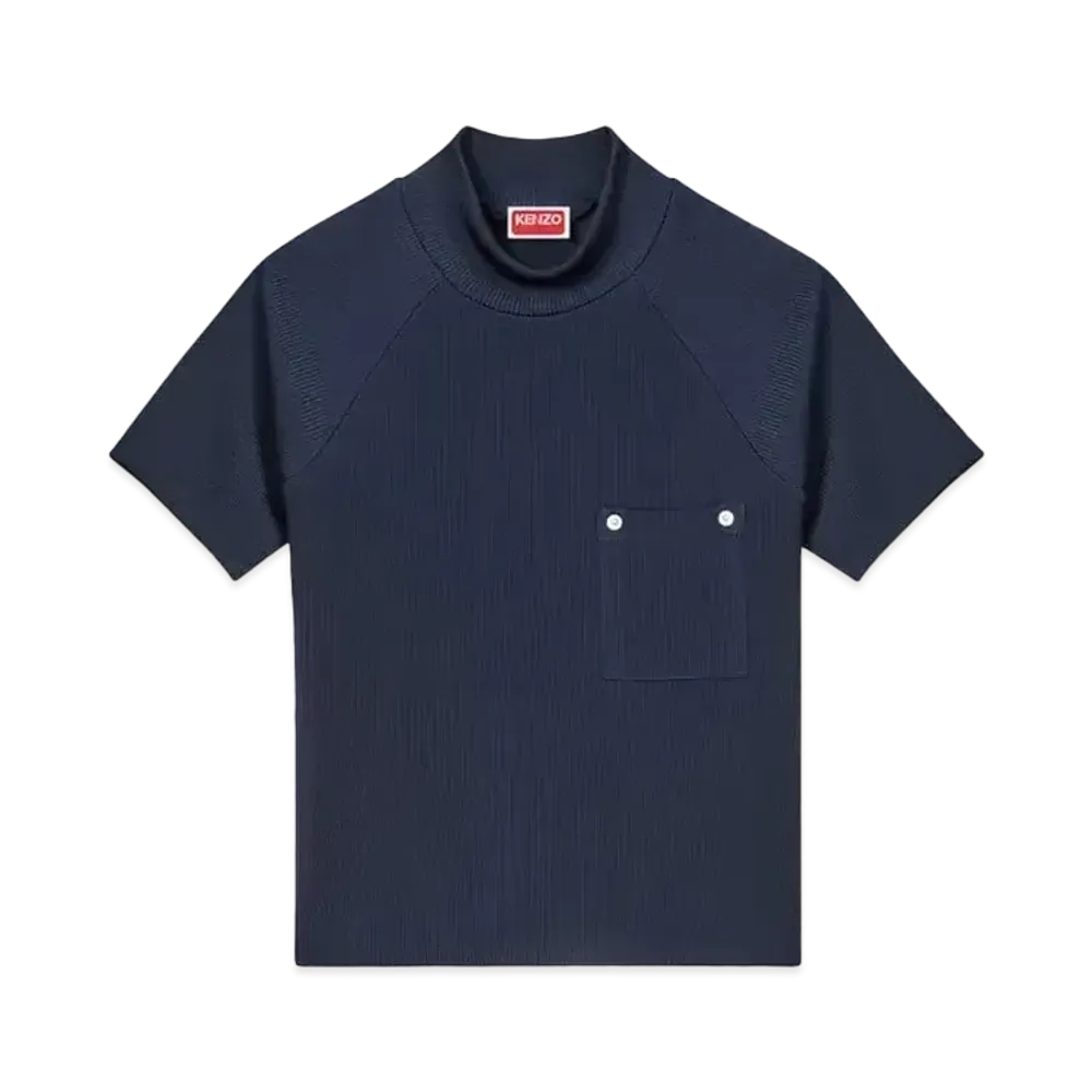 KENZO Rib T-shirt "Blue Black"