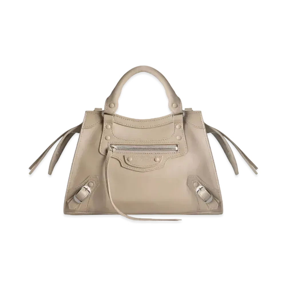 BALENCIAGA Neo Classic Plus Small Tote for All "Beige"