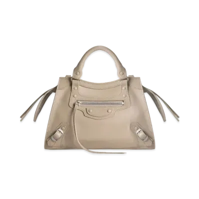 BALENCIAGA Neo Classic Plus Small Tote for All "Beige"