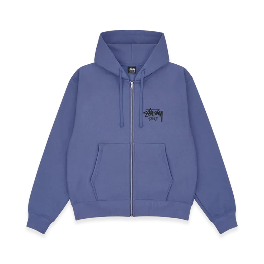 Stussy Stock Seoul Zip Hood 2023 "Storm"