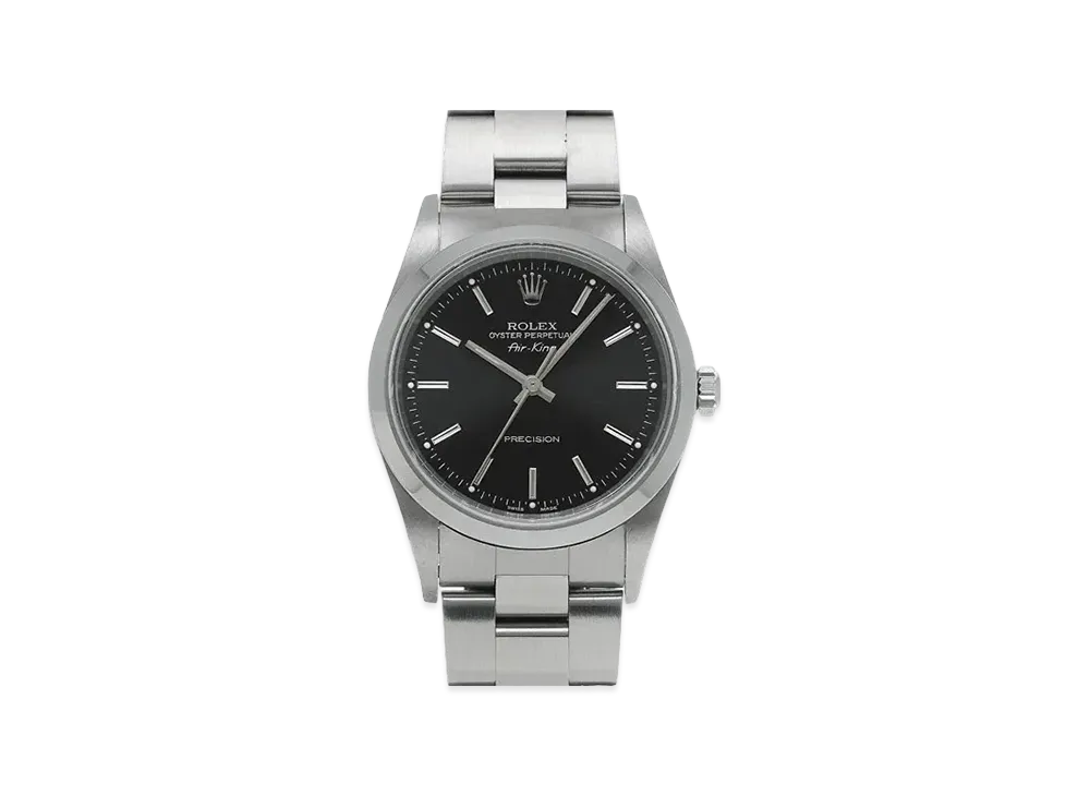 ROLEX Air-King "Black/Stainless Steel"