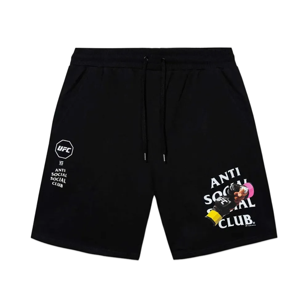 ANTI SOCIAL SOCIAL CLUB x UFC Corner Shorts "Black"