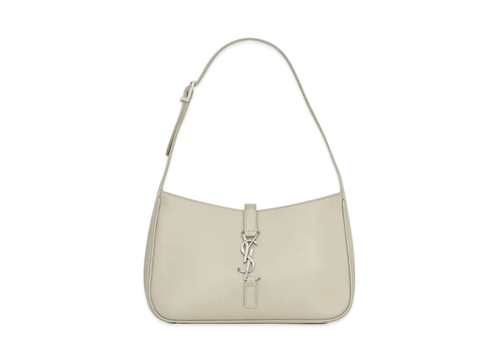 Saint Laurent Le 5 a 7 Hobo Bag In Shiny Leather "Antique Vintage"