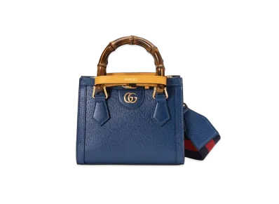 GUCCI Gucci Diana Mini Tote Bag "Royal Blue Leather"