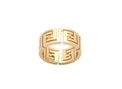 FENDI x Versace Fendace Gold-Colored Ring "Gold"