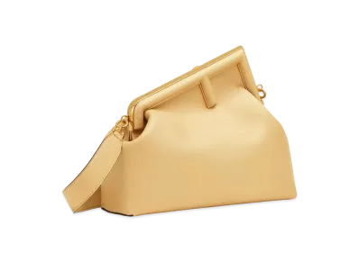 FENDI Fendi First Medium Leather "Beige"