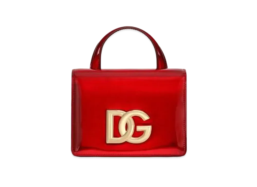 Dolce&Gabbana 3.5 Top Handle Bag Strobo Calfskin "Red"
