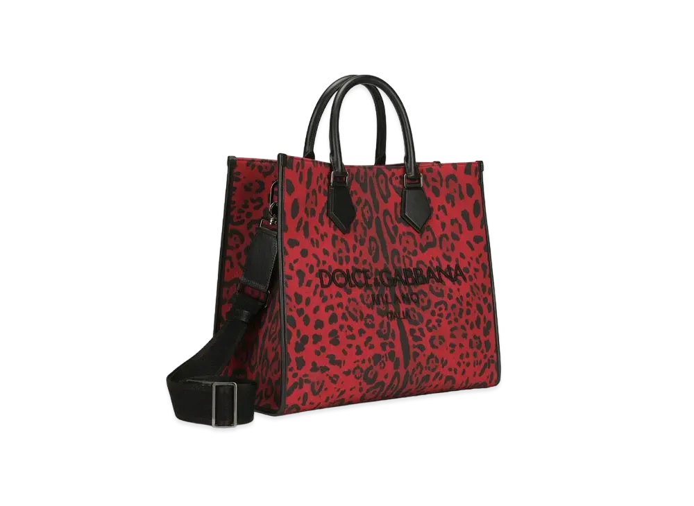 Dolce&Gabbana Shopping Bag Large Print Canvas "Multicolor"