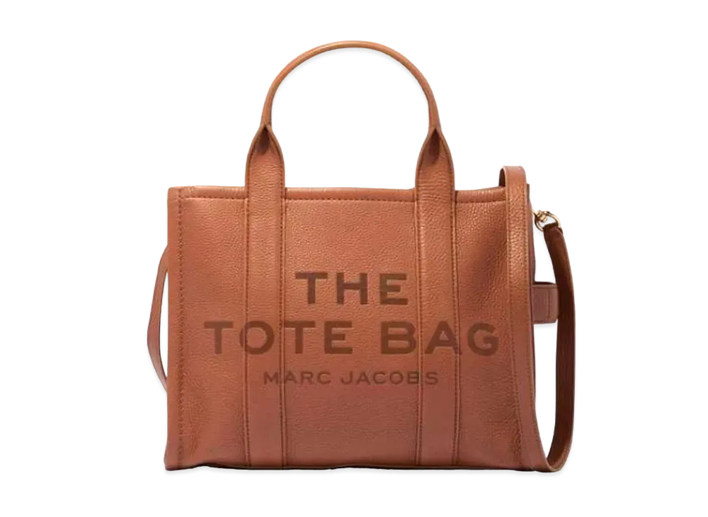 Marc Jacobs The Leather Small Tote Bag "Argan Oil"
