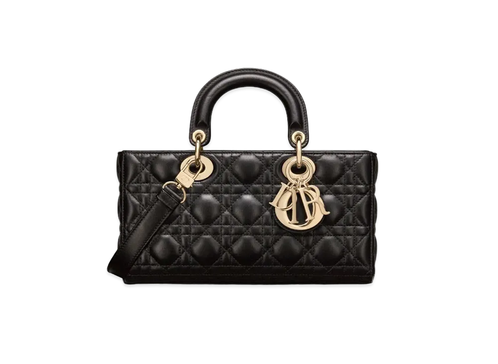 Dior Lady D-Joy Bag Cannage Lambskin "Black"