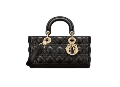 Dior Lady D-Joy Bag Cannage Lambskin "Black"