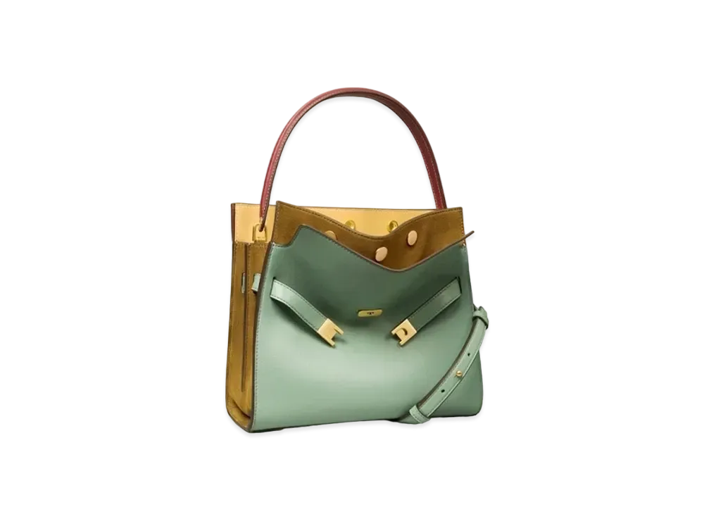 TORY BURCH Lee Radziwill Small Double Bag "Rivulet"