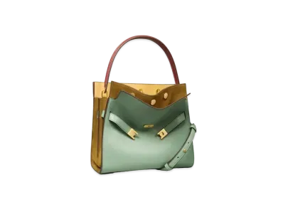TORY BURCH Lee Radziwill Small Double Bag "Rivulet"