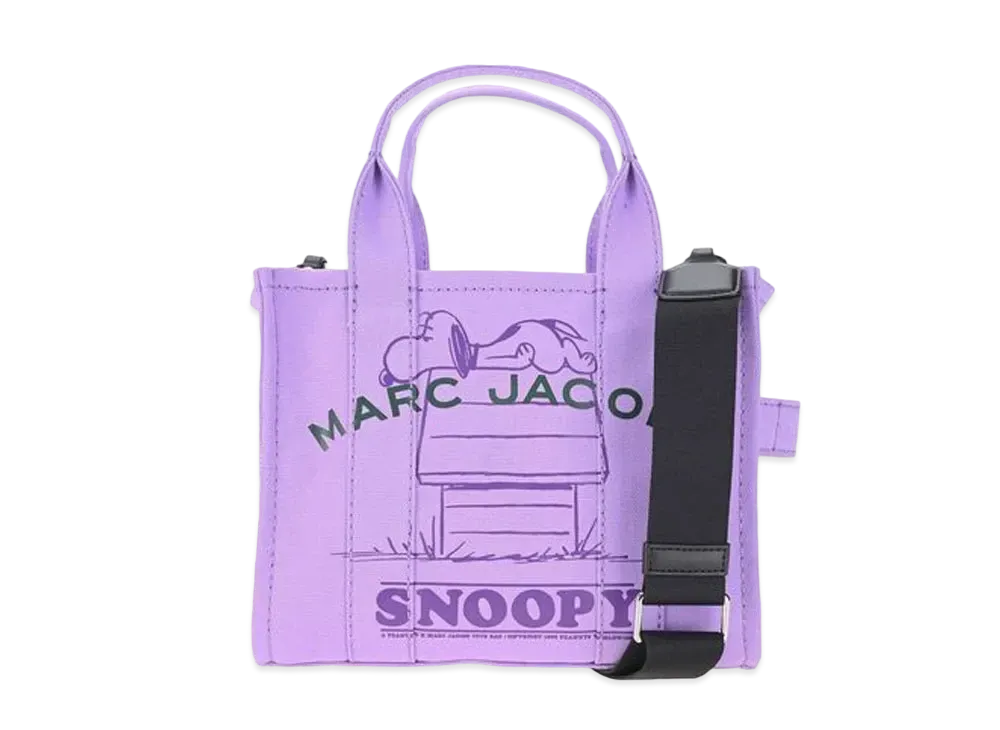 Marc Jacobs Peanuts X Marc Jacobs The Snoopy Mini Tote Bag "Purple"