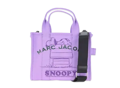 Marc Jacobs Peanuts X Marc Jacobs The Snoopy Mini Tote Bag "Purple"