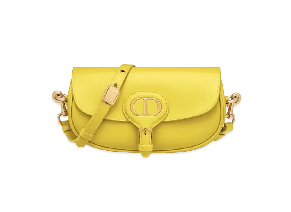 Dior Bobby East-West Bag Box Calfskin "Mustard Yellow"