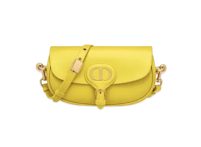 Dior Bobby East-West Bag Box Calfskin "Mustard Yellow"