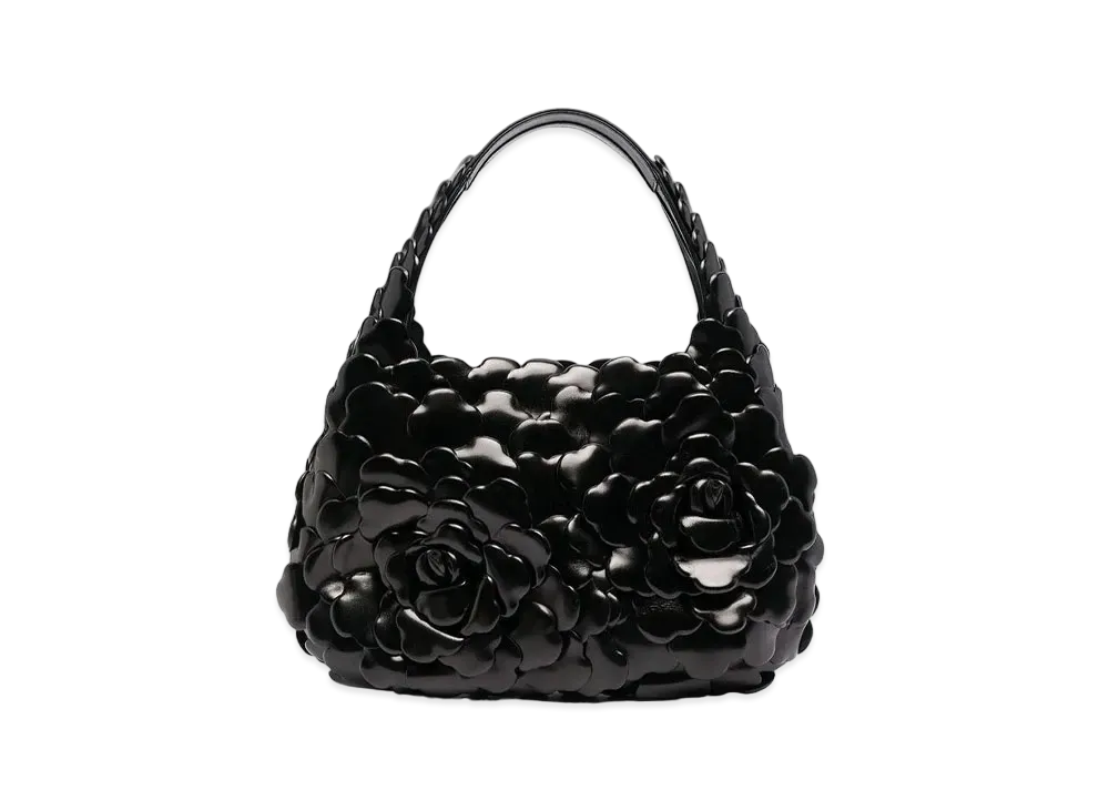Valentino Small Garavani 03 Rose Edition Atelier Hobo Bag "Black"