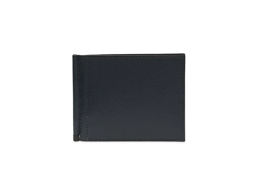 Valextra Money Clip "Navy"