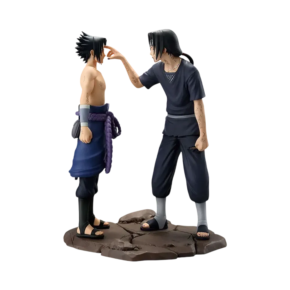 BANDAI "Ichiban Kuji" -NARUTO Shippuden Red eyes that reflect the heart- Last One Prize Revible Moment-Sasuke Uchiha & Itachi Uchiha-