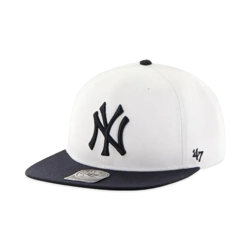 47 LA NYY Captain Sure Shot "Yankees White Navy"