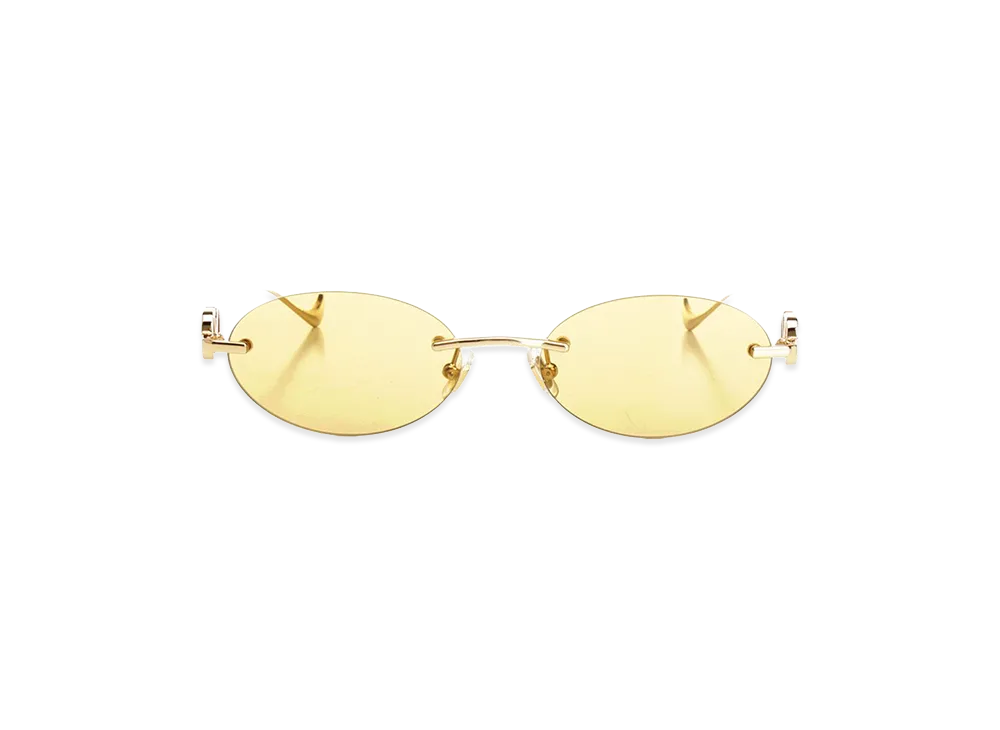 Valentino Women's Geometric Metal Glasses "Gold"