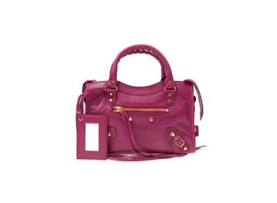 BALENCIAGA Handbag Lambskin "Red"