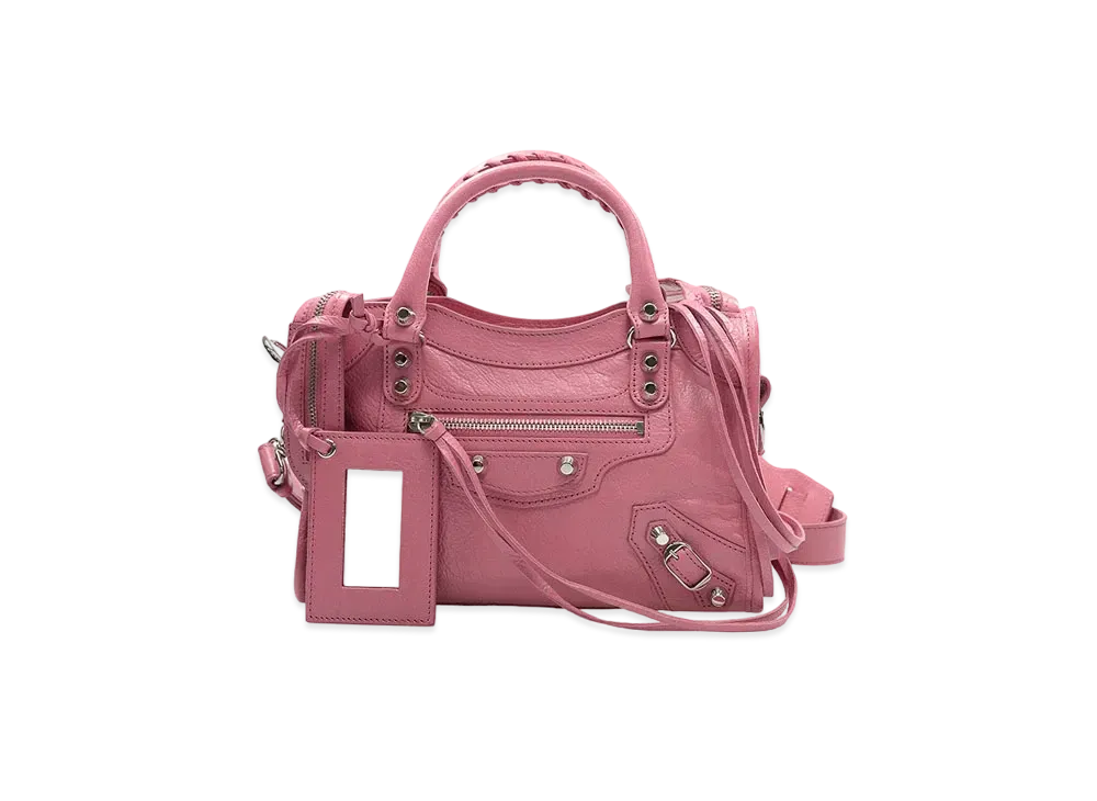 BALENCIAGA Handbag Lambskin "Pink"