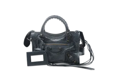BALENCIAGA Handbag Lambskin "Dark Grey"
