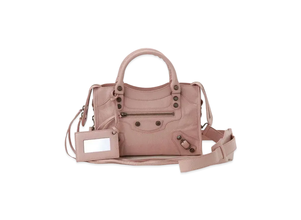 BALENCIAGA Classic Mini City Handbag "Pink"