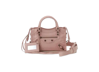 BALENCIAGA Classic Mini City Handbag "Pink"