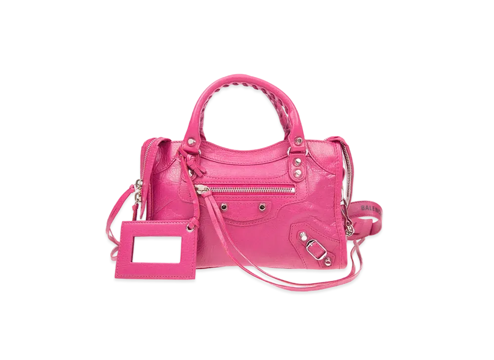 BALENCIAGA Handbag Lambskin "Pink"