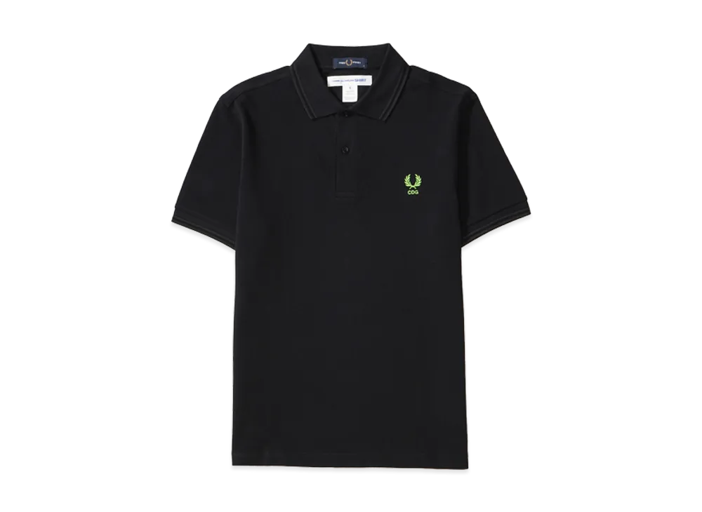 COMME des GARCONS SHIRT x Fred Perry Neon Laurel Fred Perry Shirt "Black/Neon Green"