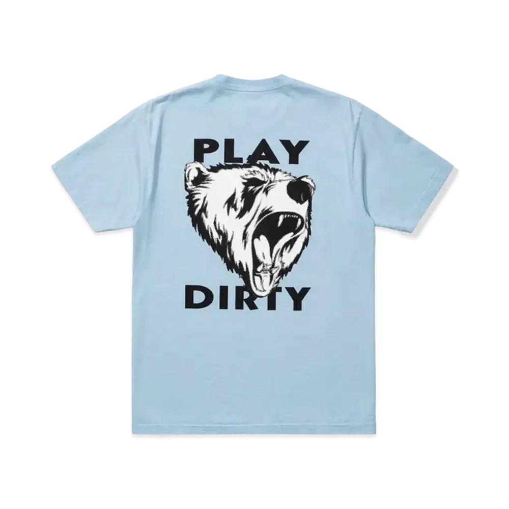 UNDEFEATED Dirty Bear S/S Tee "Lt Blue"