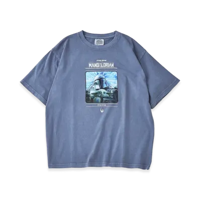 JOURNAL STANDARD x STAR WARS Mandalorian Print T-Shirt "Blue B"