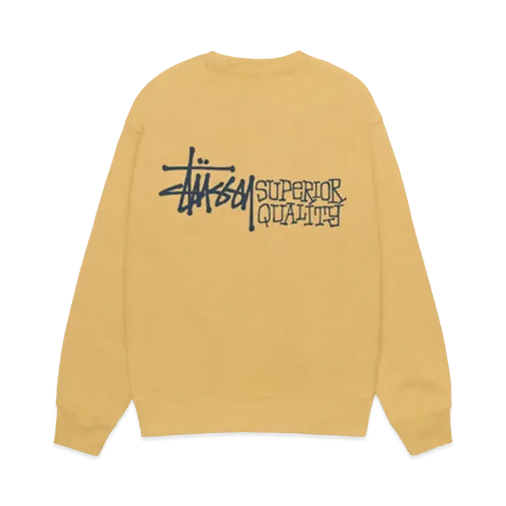 Stussy Superior Quality Crew "Curry"