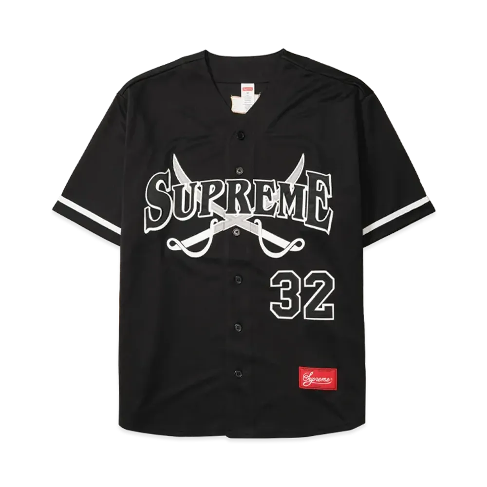 Supreme Swords Baseball Jersey "Black"
