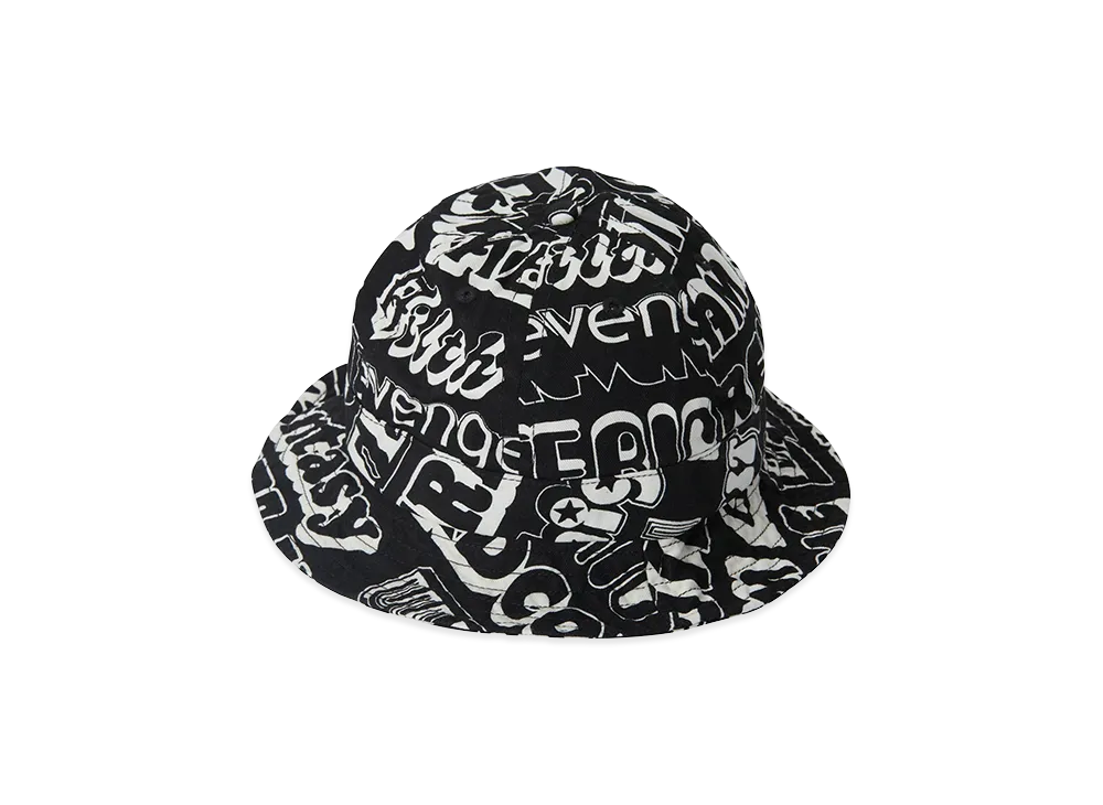 Supreme x HYSTERIC GLAMOUR Text Bell Hat "Black"