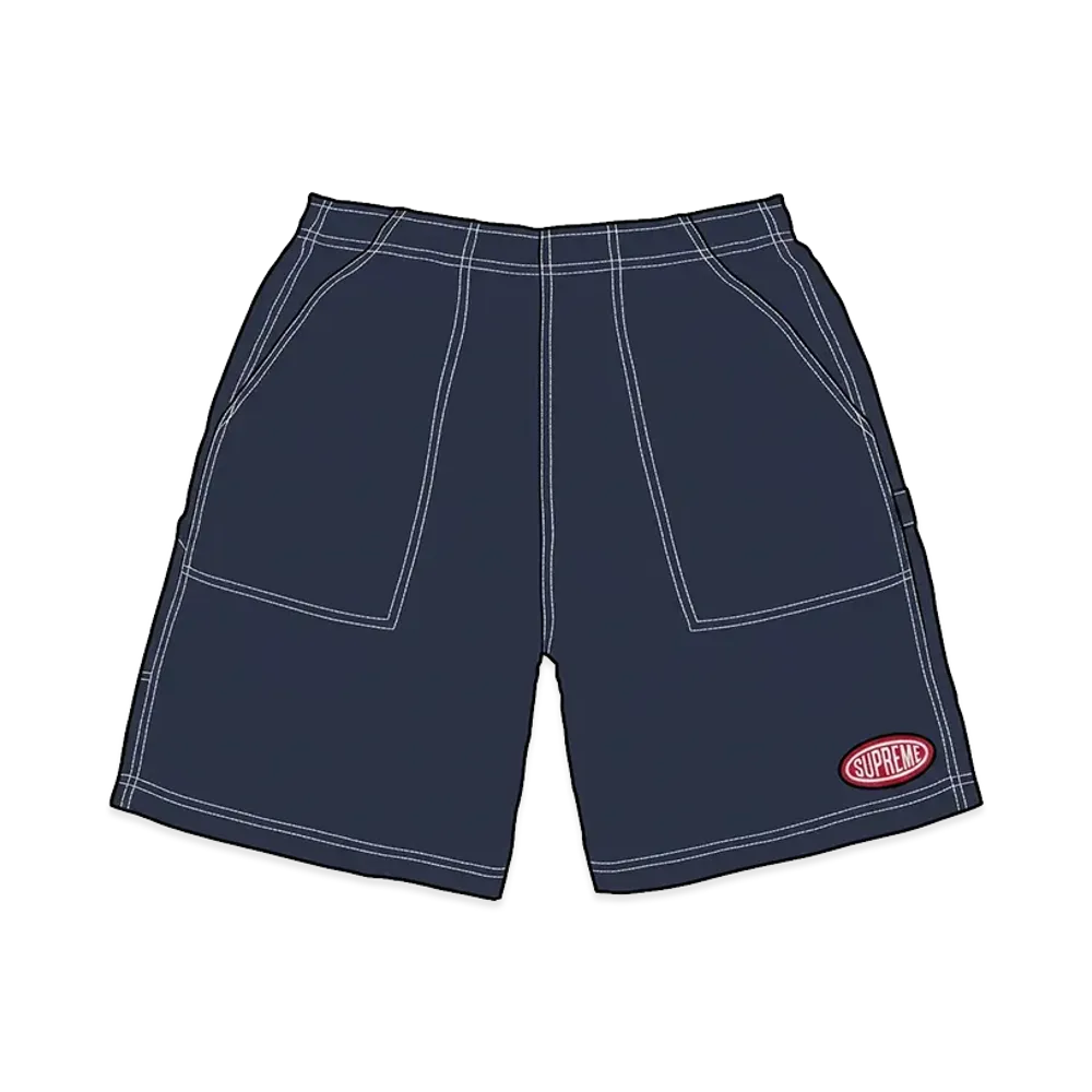 Supreme Nylon Painter Short "Navy"