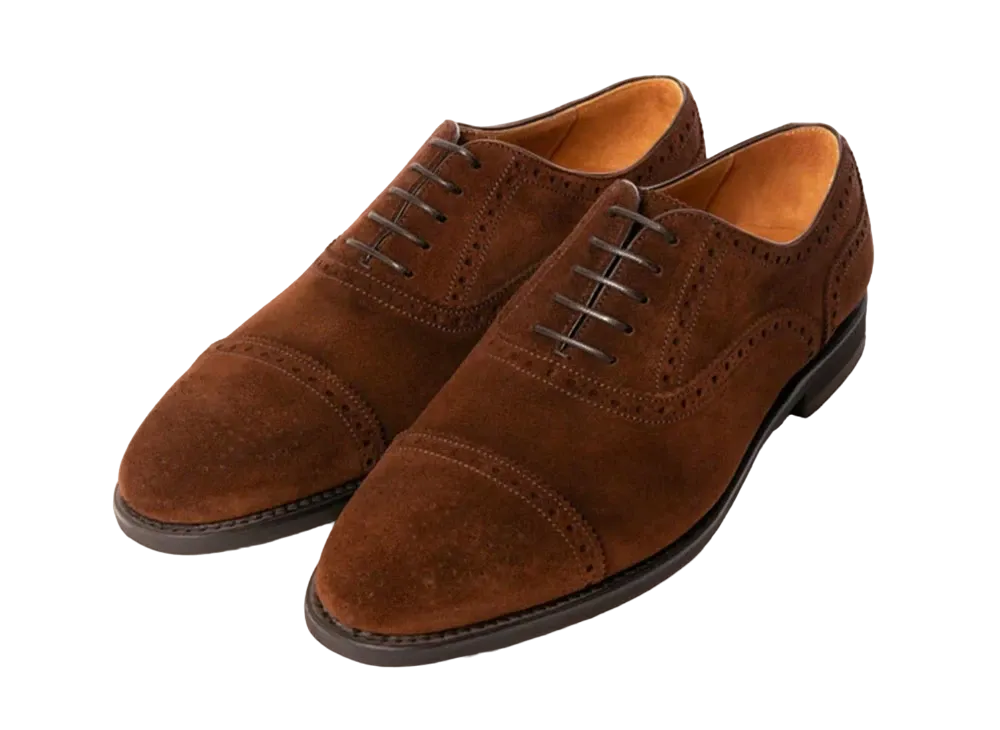Berwick Semi Brogue HO261 Suede "Brown" 3009REVIBR