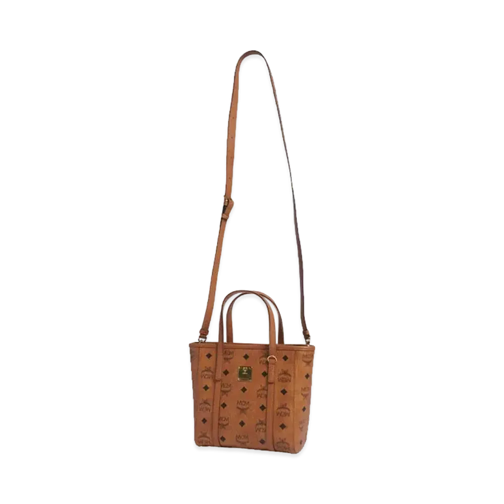 MCM AREN SHOPPER "COGNAC"