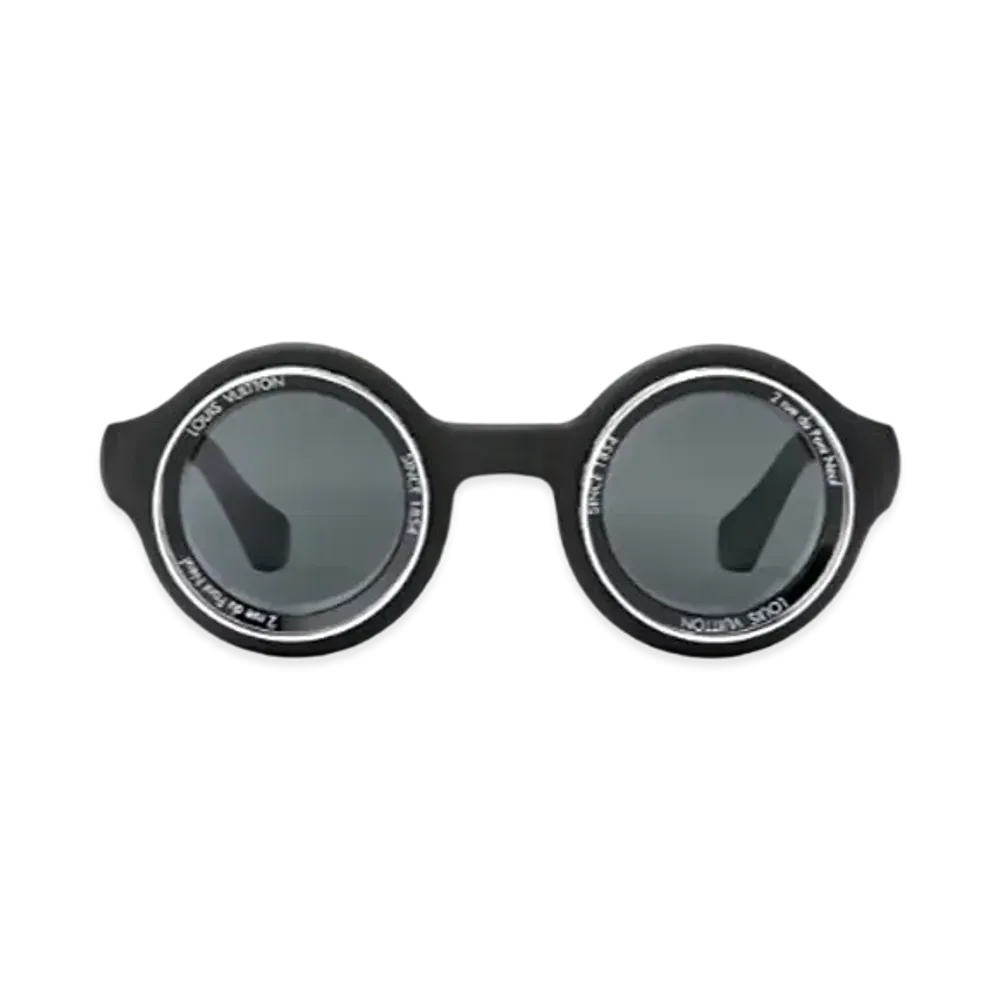 Louis Vuitton LV Super Vision Round Sunglasses "Noir"