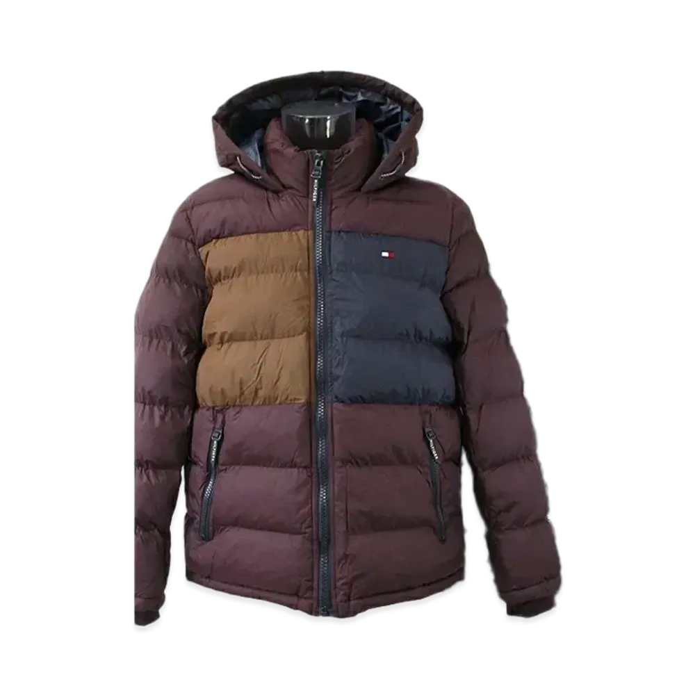TOMMY HILFIGER Nylon Hooded Puff Blouson "2Po"