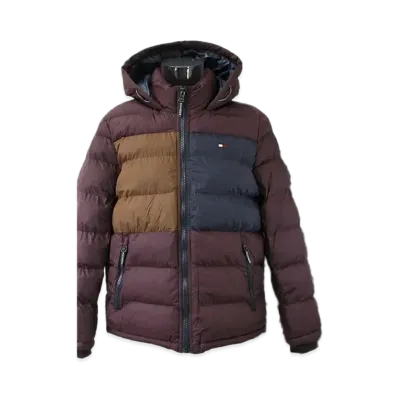 TOMMY HILFIGER Nylon Hooded Puff Blouson "2Po"