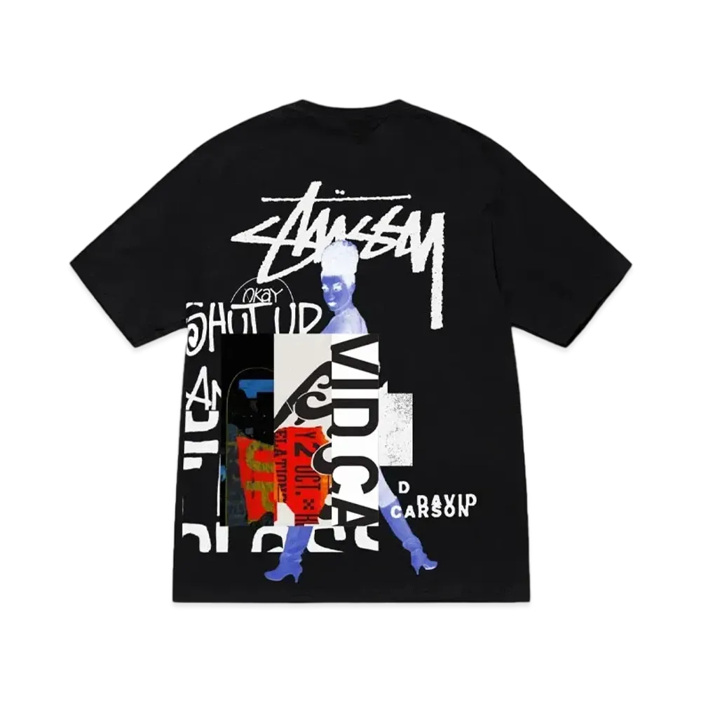 Stussy David Carson Do Your Thang Tee "Black"